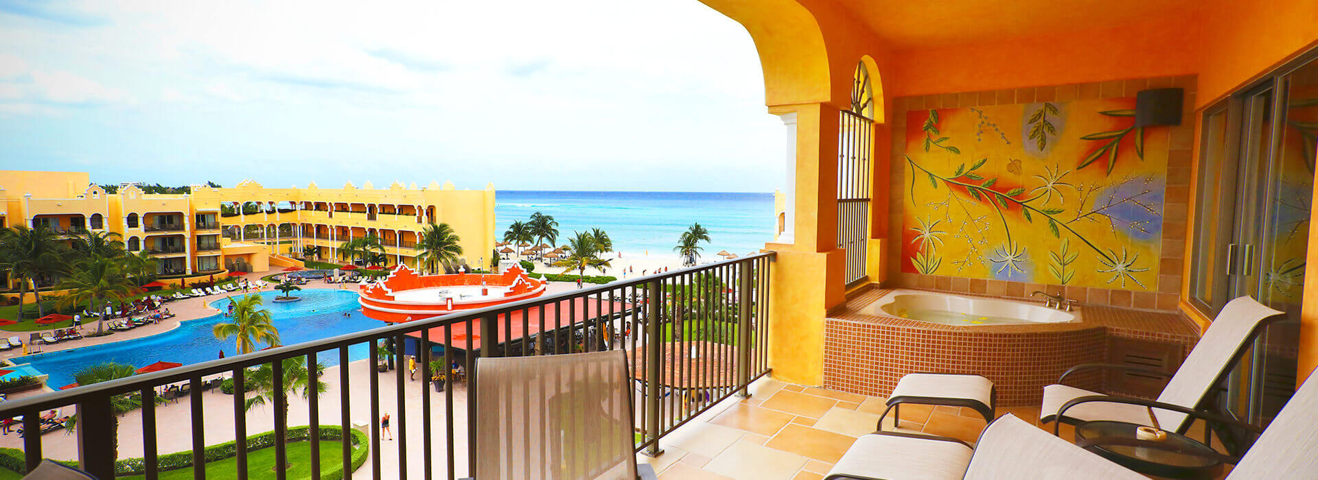 vista del hotel desde la habitación