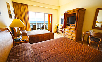 amplia junior suite con camas dobles